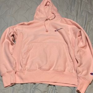 Champion revenue weave pink hoodie